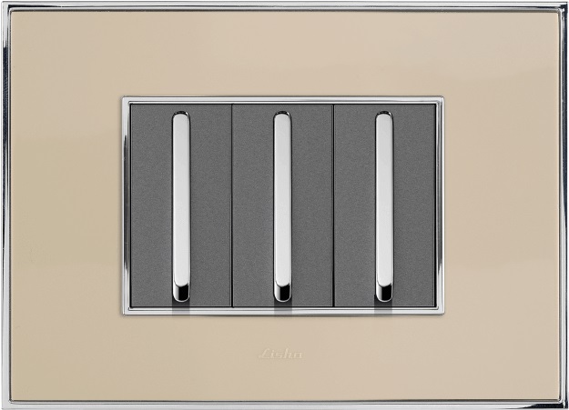 LISHA S7 PLATINA GLOSSY Cover Plates